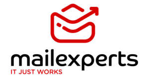 Red envelope logo with checkmark and text 'IT JUST WORKS' representing reliable email and messaging technology.