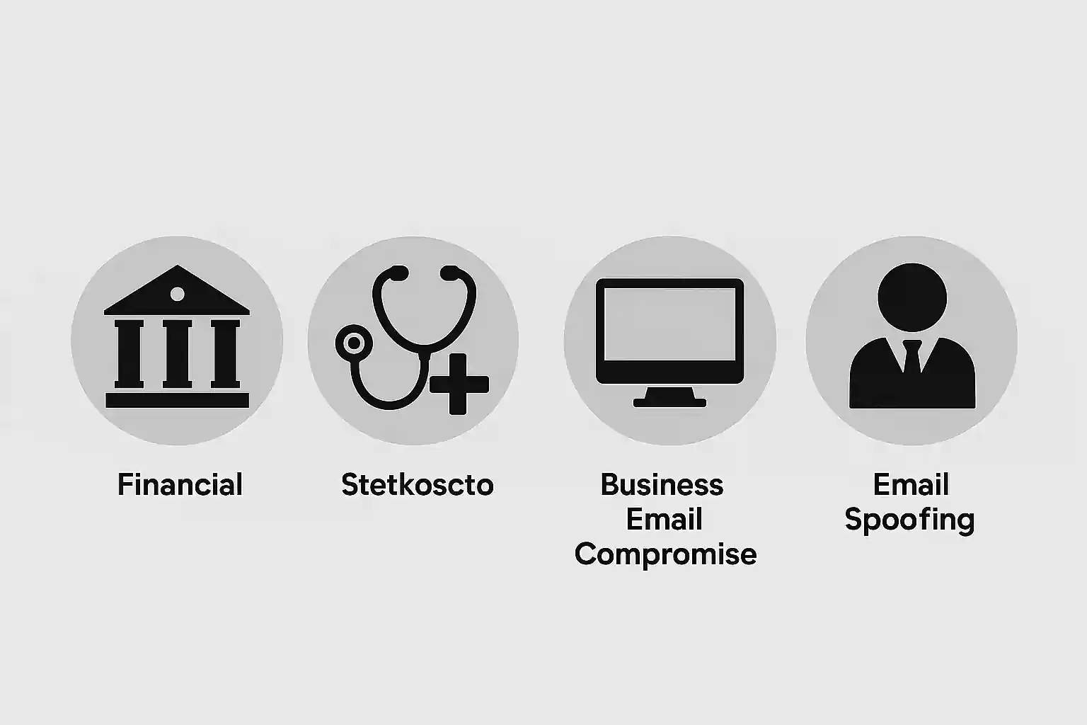 Realistic visual of enterprise professionals using secure email systems across finance, healthcare, tech, and professional services.