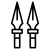 Triangle ABC with point D on BC and bisector AD illustrating the Angle Bisector Theorem with labeled ratio.